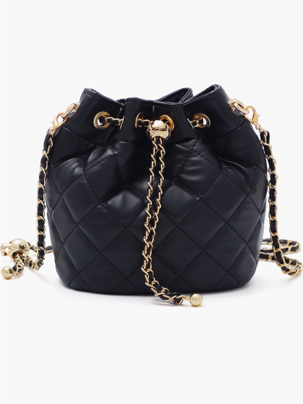 NEW Adornia cushion, quilt drawstring bucket bag $140 MSRP